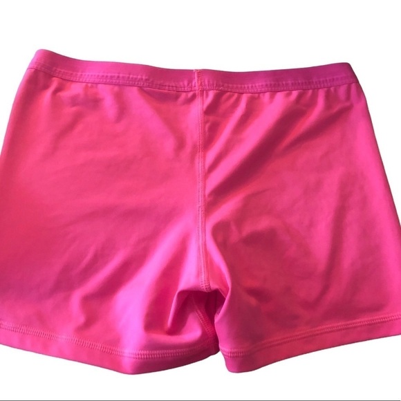 Nike GolfTour Performance Dri Fit Kick Shorts Size S Hot Pink Fitted N Summer - Picture 2 of 5